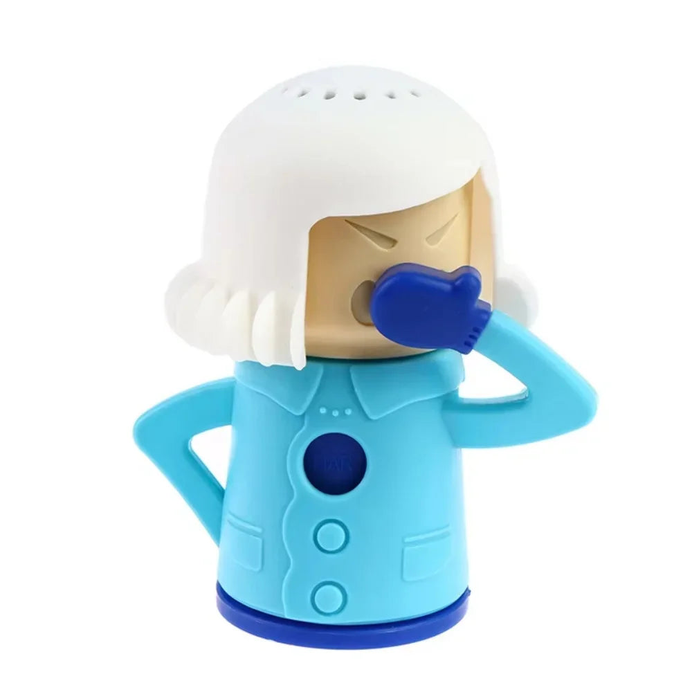Angry Mama Microwave Steam Cleaner 🫧- Effortlessly Eliminate Grease, Odors, and Grime! 🦠